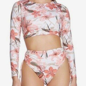 Phax Swim Surfing Cropped Rashguard set